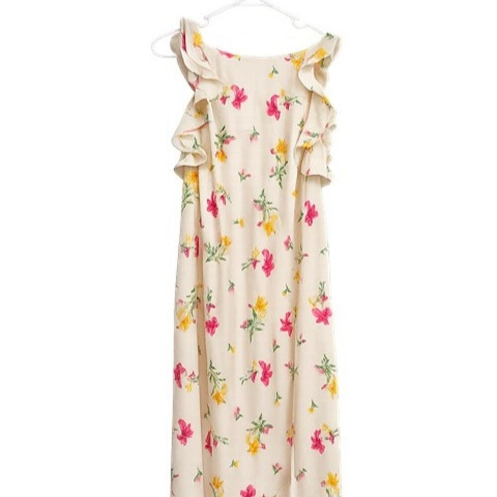 Floral Ruffle Maxi Dress